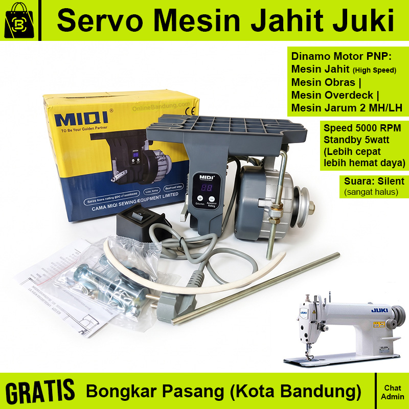Jual Dinamo Servo Mesin Jahit Juki Manual Bandung — OnlineBandung.com
