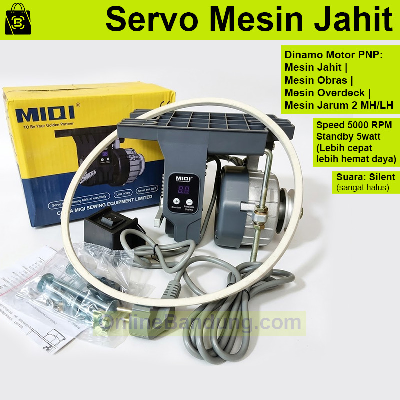 Servo Mesin Jahit – Dinamo Motor Hemat Listrik - Suara Halus — OnlineBandung.com